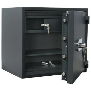 Rottner Wertschutzschrank EN2 Galaxy 60 IT Fire Doppelbartschloss graphitgrau T05819